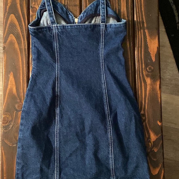 zip up denim dress✦ - Picture 3 of 3